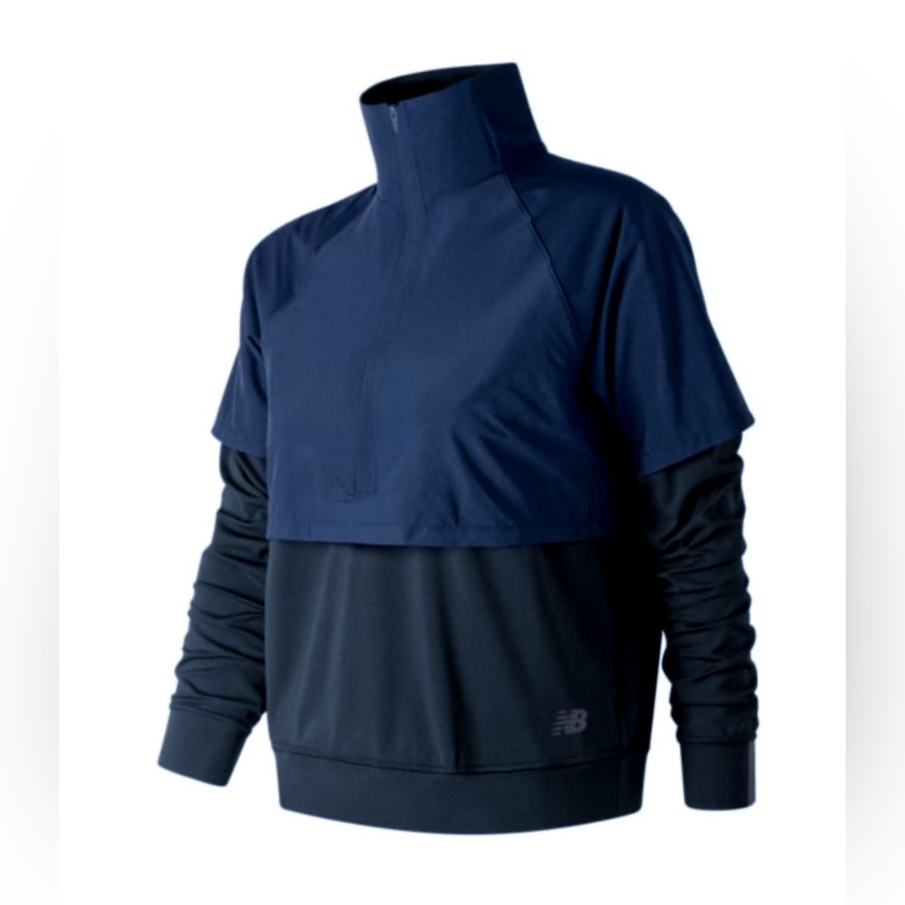 New Balance Women's Q Speed Track Anorak Jacket Size Small. Like New